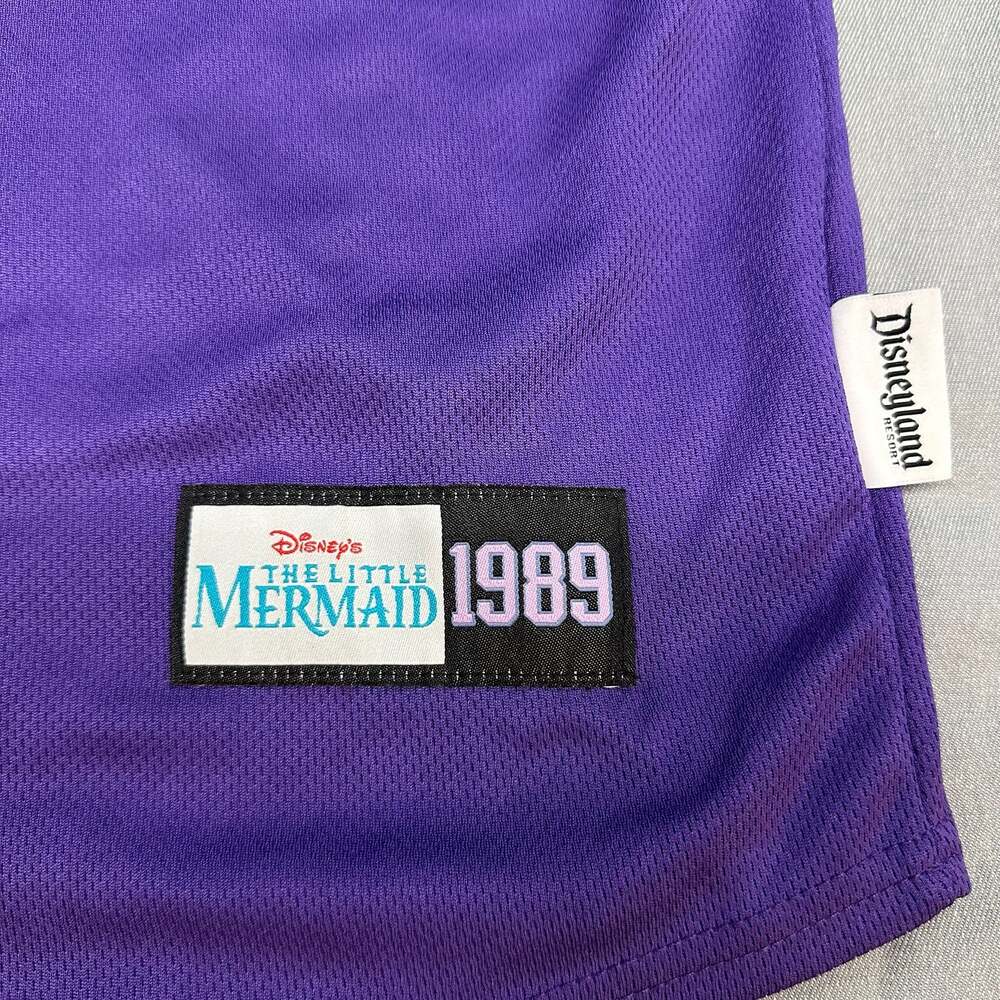 Disney Parks Disneyland Ursula The Little Mermaid 1989 Baseball Jersey - Picture 5 of 6